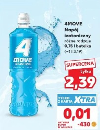 4Move napój izotoniczny różne rodzaje