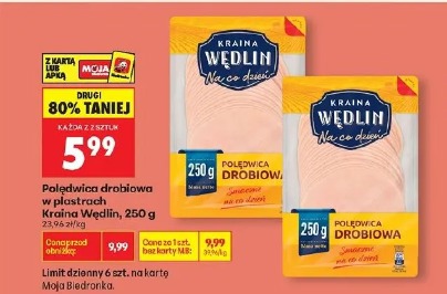 Polędwica drobiowa w plastrach Kraina Wędlin