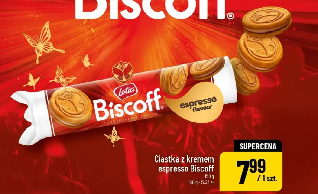 Ciastka z kremem espresso Biscoff