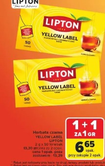 Lipton Yellow Label herbata czarna
