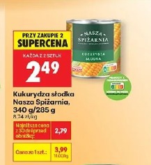 Kukurydza słodka Nasza Spiżarnia