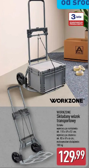 Workzone Składany wózek transportowy