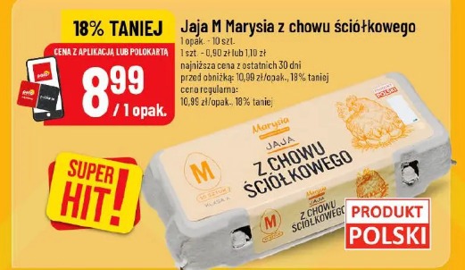 Jaja M Marysia z chowu ściółkowego