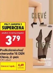 Podkolanówka/skarpetka 15 DEN Cleve