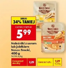 Naleśniki z serem lub jabłkiem Nasze Smaki