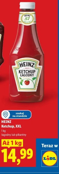 Heinz Ketchup XXL łagodny lub pikantny