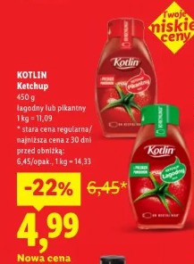 Kotlin Ketchup łagodny lub pikantny