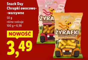 Snack Day Chrupki owocowo-warzywne