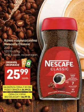 Kawa rozpuszczalna Nescafe Classic