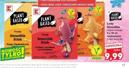 Lody Smoothie Stick różne rodzaje