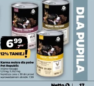 Karma mokra dla psów Pet Republic