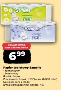 Papier toaletowy Samelle rumiankowy lawendowy