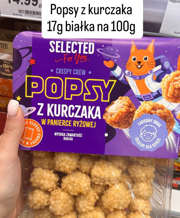 Selected For You Popsy z kurczaka w panierce ryżowej