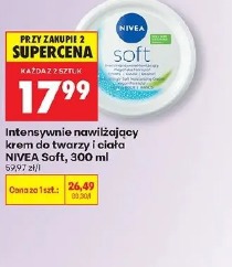 Intensywnie nawilżający krem do twarzy i ciała Nivea Soft