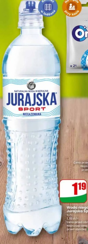 Woda niegazowana Jurajska Sport