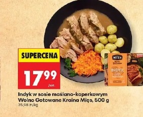 Indyk w sosie maślano-koperkowym Wolno Gotowane Kraina Mięs