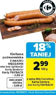 Kiełbasa podwawelska z Naszej Wędzarni