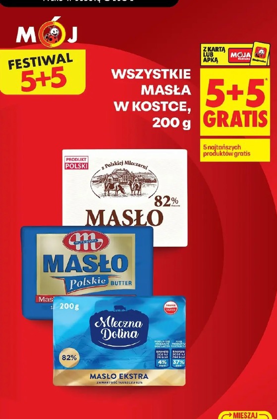 Wszystkie masła w kostce