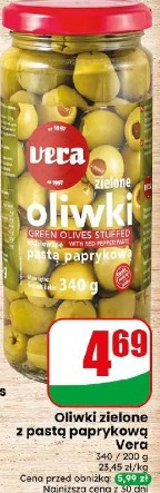 Oliwki zielone z pastą paprykową Vera