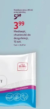 Medisept, chusteczki do dezynfekcji