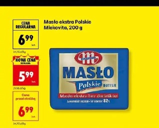 Masło ekstra Polskie Mlekovita