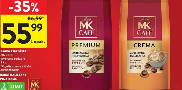 Kawa ziarnista MK Cafe