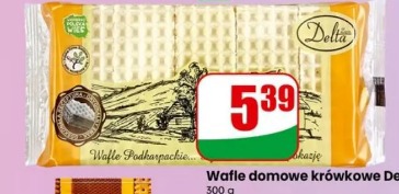 Wafle domowe krówkowe Delta