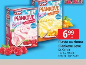 Ciasto na zimno Piankove Love Dr. Oetker