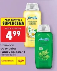 Szampon do włosów Family Splash 1l