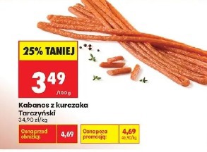 Kabanos z kurczaka Tarczyński