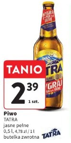 Piwo Tatra jasne pełne