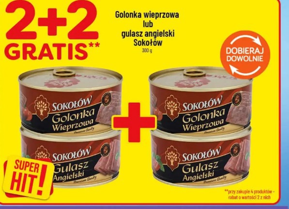 Golonka wieprzowa lub gulasz angielski Sokołów