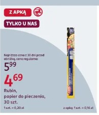 Rubin, papier do pieczenia