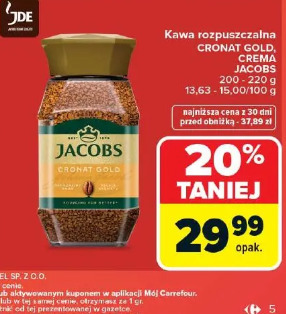 Kawa rozpuszczalna Cronat Gold, Crema Jacobs