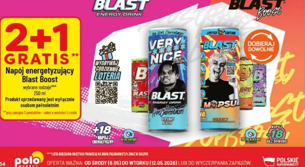 Napój energetyzujący Blast Boost