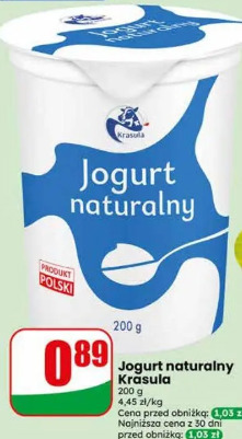 Jogurt naturalny Krasula