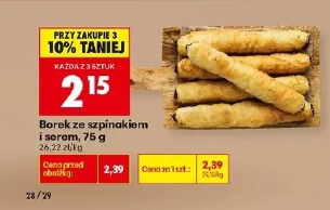 Borek ze szpinakiem i serem