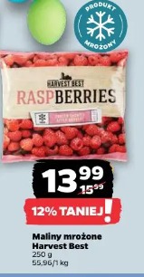Maliny mrożone Harvest Best