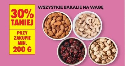 Wszystkie bakalie na wagę