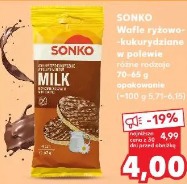 Sonko Wafle ryżowo-kukurydziane w polewie