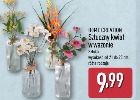 Home Creation Sztuczny kwiat w wazonie