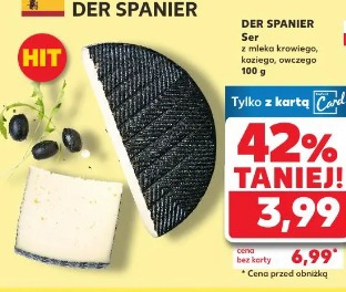 Der Spanier Ser z mleka krowiego, koziego, owczego