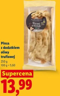 Pinsa z dodatkiem oliwy truflowej