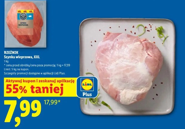 Rzeźnik Szynka wieprzowa XXL