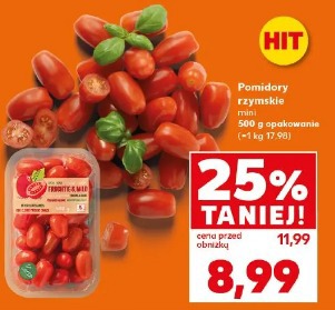 Pomidory rzymskie mini