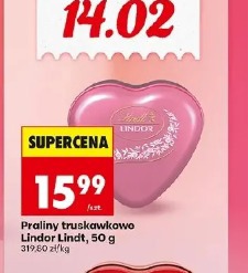 Praliny truskawkowo Lindor Lindt