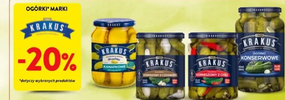Ogórki marki Krakus