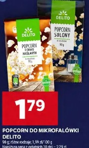 Popcorn do mikrofalówki Delito