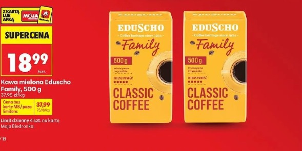 Kawa mielona Eduscho Family, 500 g