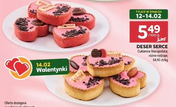 Deser serce Cukiernia Staropolska